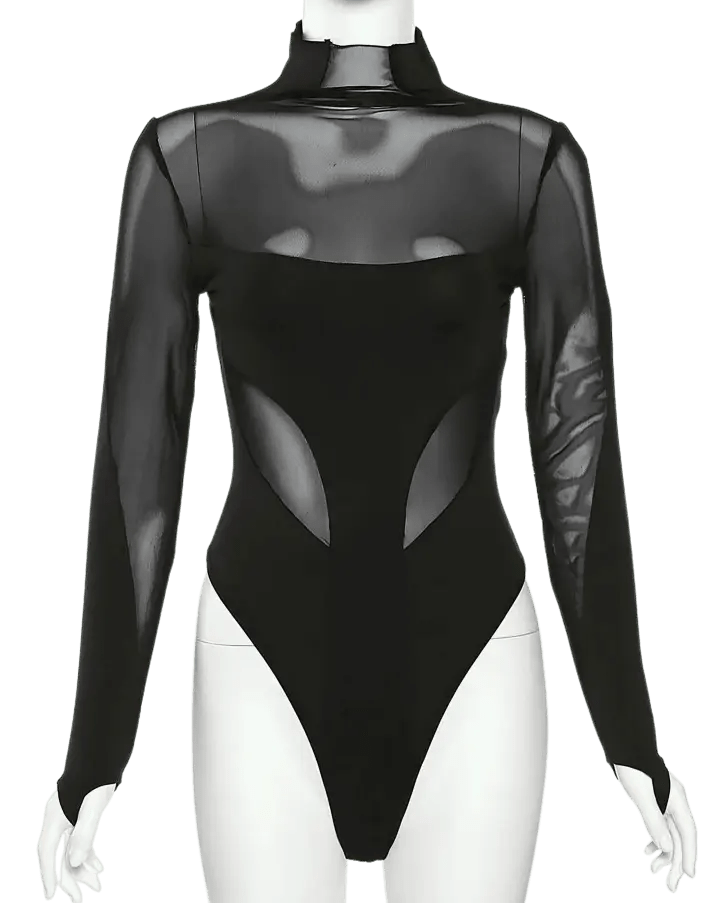 schwarzerRaveTechnoBodysuit