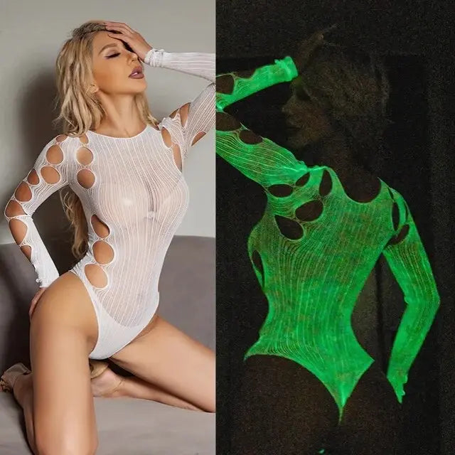 RaveGlow Neon Bodysuit – Must-Have Techno Kleidung