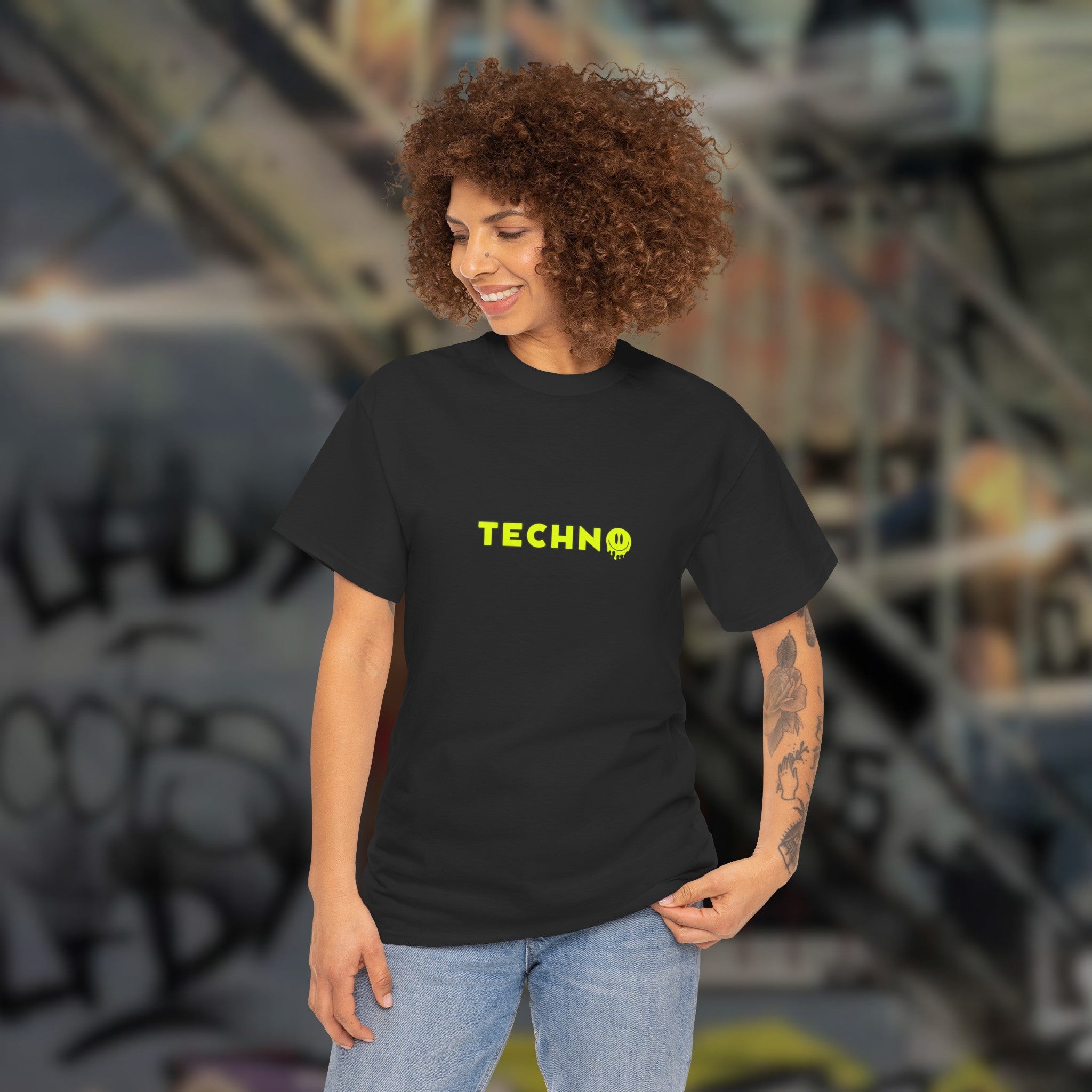 Stop Wars Start Raves Techno T-Shirt