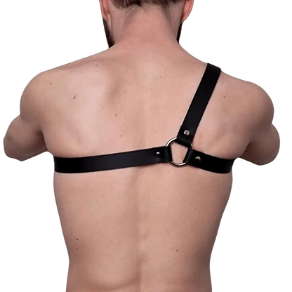 Techno Single Strap Männer-Harness – Verstellbar und Stylisch