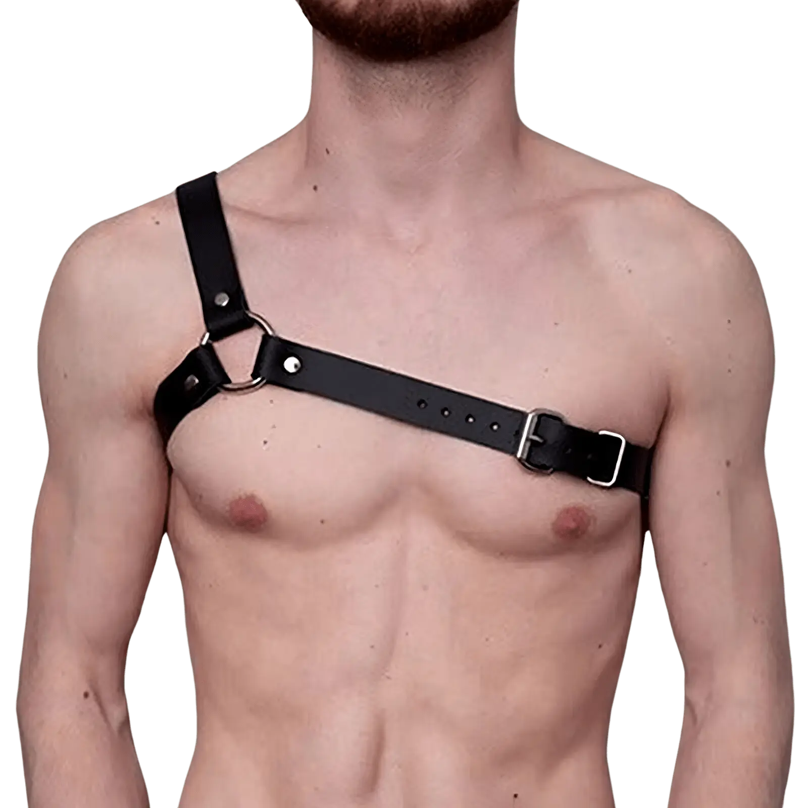 Techno Single Strap Männer-Harness – Verstellbar und Stylisch