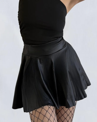 Dark Pulse Leather Skirt